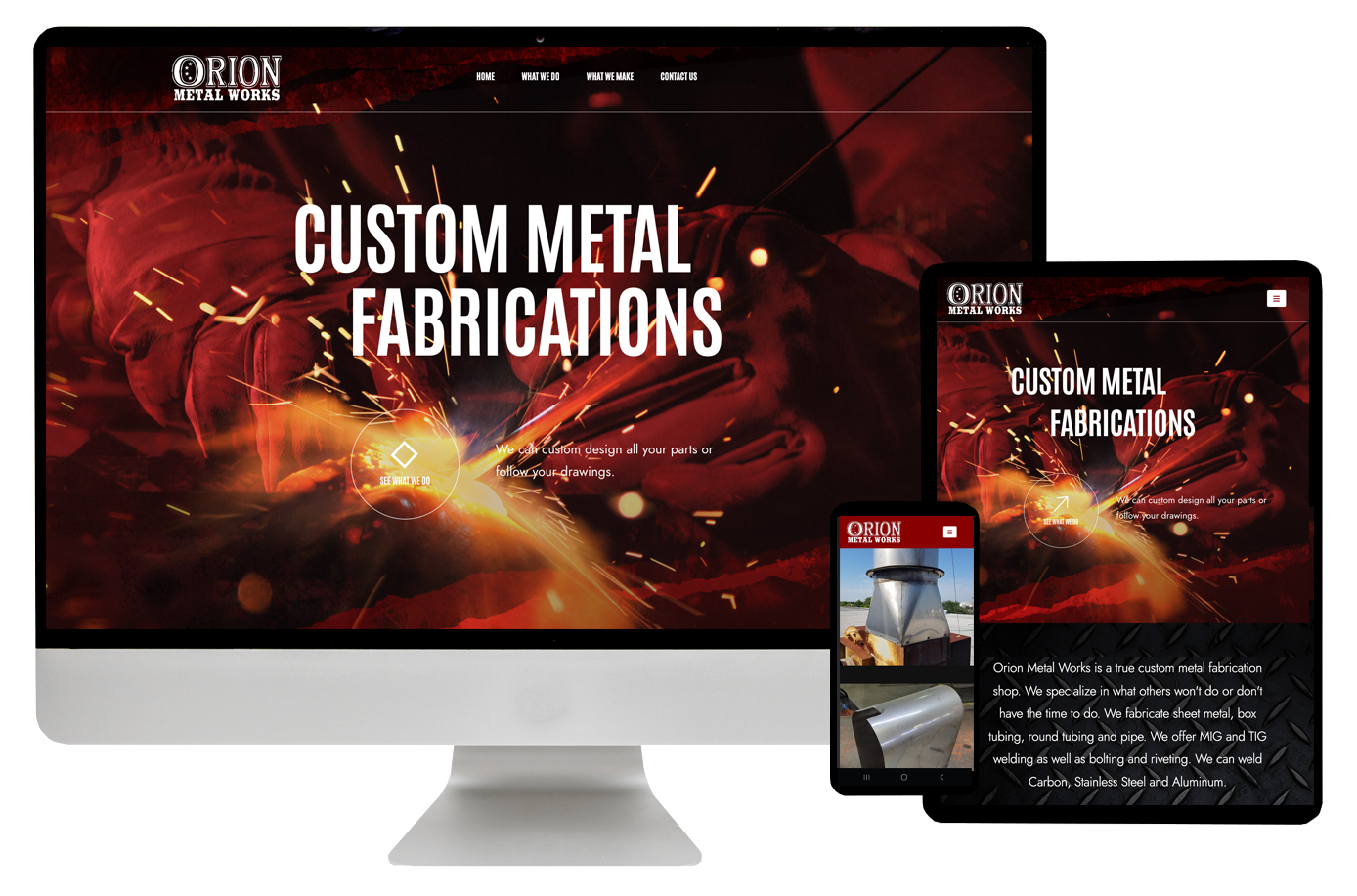 Orion Metal Works Website